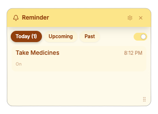 Weight Tracker mini app screenshot